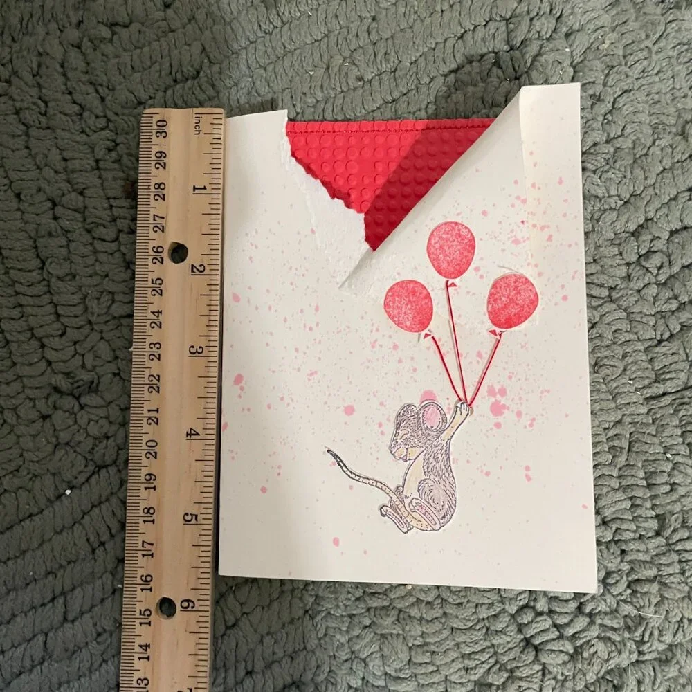 Handcrafted Birthday Card 4.25